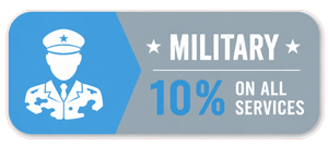 Military - 10% on all services
